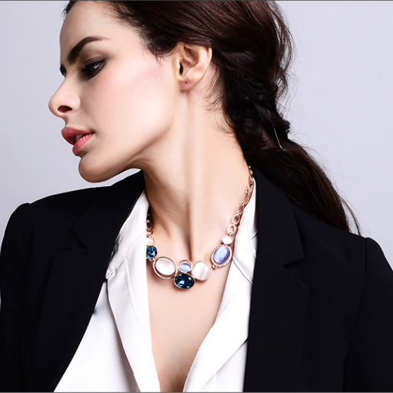 Galaxy stone necklace - Kuberlo - Best Gift for - Imitation Jewellery - Designer Jewellery - one gram gold - fashion jewellery