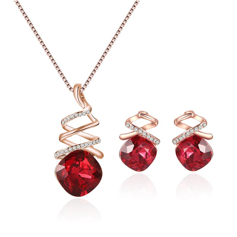 Red storm Pendant set - Kuberlo - Best Gift for - Imitation Jewellery - Designer Jewellery - one gram gold - fashion jewellery
