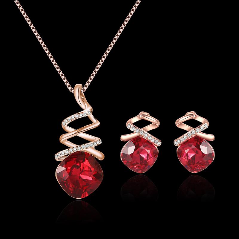 Red storm Pendant set - Kuberlo - Best Gift for - Imitation Jewellery - Designer Jewellery - one gram gold - fashion jewellery