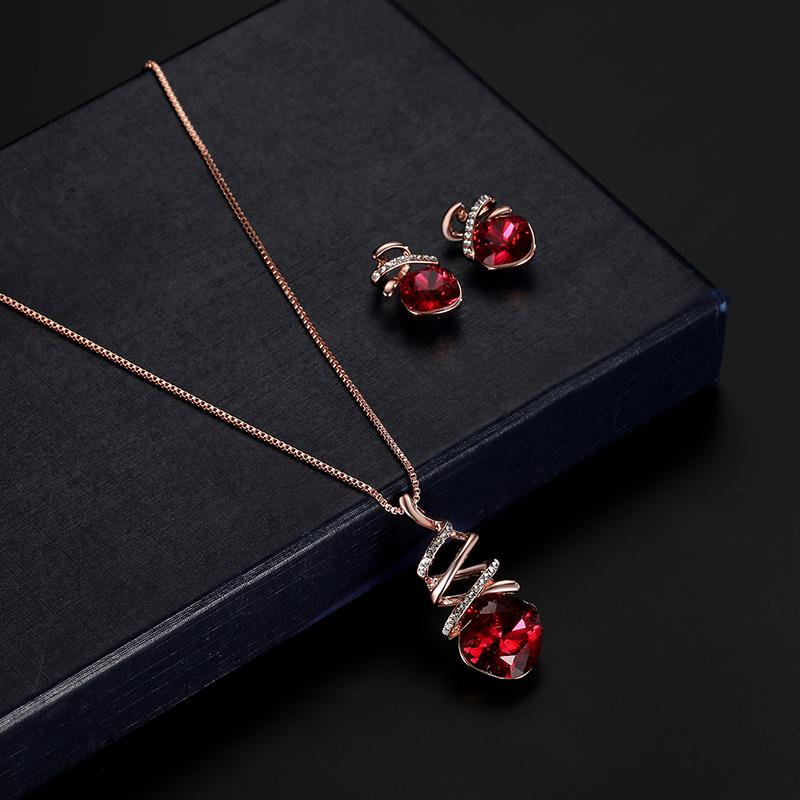 Red storm Pendant set - Kuberlo - Best Gift for - Imitation Jewellery - Designer Jewellery - one gram gold - fashion jewellery