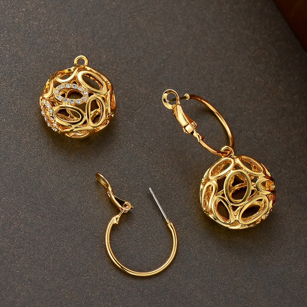 Carrie Dangler Earrings - Kuberlo - Best Gift for - Imitation Jewellery - Designer Jewellery - one gram gold - fashion jewellery