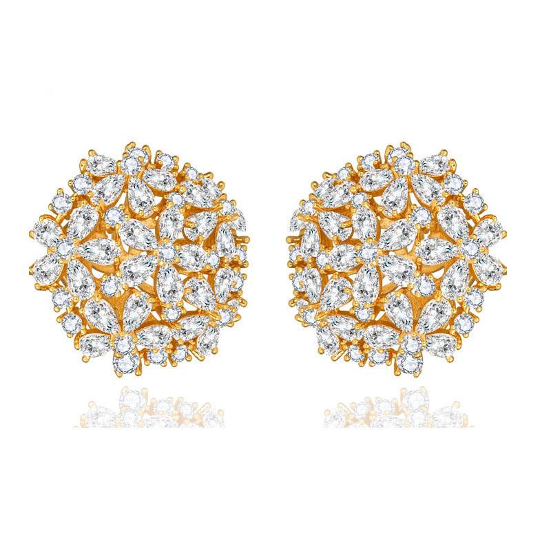 Floral Earrings - Kuberlo - Best Gift for - Imitation Jewellery - Designer Jewellery - one gram gold - fashion jewellery