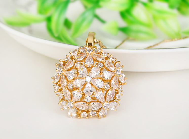 Floral Pendant - Kuberlo - Best Gift for - Imitation Jewellery - Designer Jewellery - one gram gold - fashion jewellery