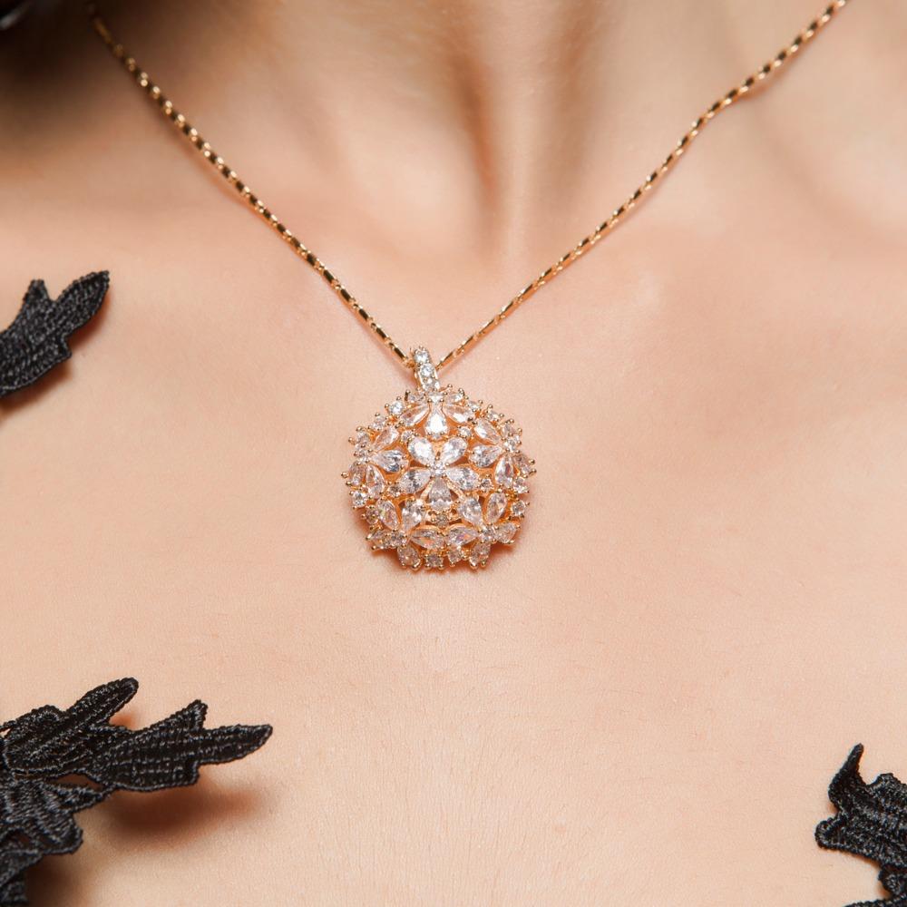 Floral Pendant - Kuberlo - Best Gift for - Imitation Jewellery - Designer Jewellery - one gram gold - fashion jewellery