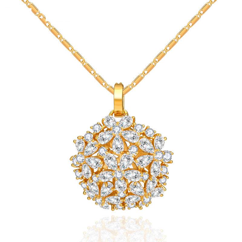 Floral Pendant - Kuberlo - Best Gift for - Imitation Jewellery - Designer Jewellery - one gram gold - fashion jewellery