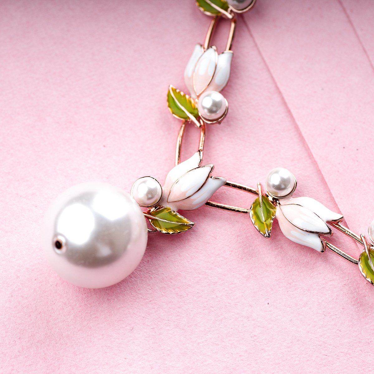 Central Floral Necklace Set - Kuberlo - Best Gift for - Imitation Jewellery - Designer Jewellery - one gram gold - fashion jewellery