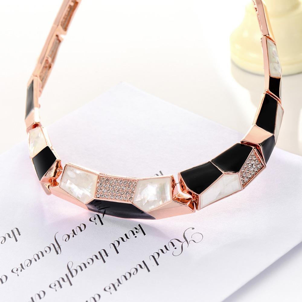 Elisa Enamel Choker Necklace - Kuberlo - Best Gift for - Imitation Jewellery - Designer Jewellery - one gram gold - fashion jewellery