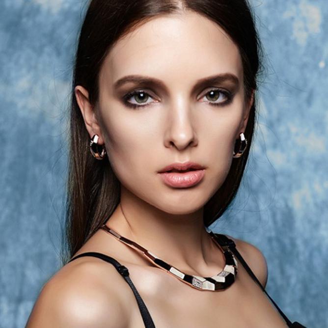 Elisa Enamel Choker Necklace - Kuberlo - Best Gift for - Imitation Jewellery - Designer Jewellery - one gram gold - fashion jewellery