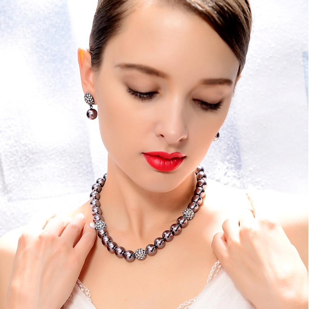 Bella Pearl Necklace - Kuberlo - Best Gift for - Imitation Jewellery - Designer Jewellery - one gram gold - fashion jewellery