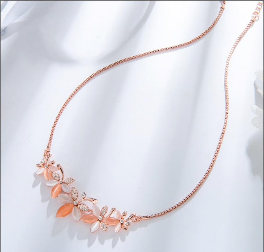 Flora Necklace - Kuberlo - Best Gift for - Imitation Jewellery - Designer Jewellery - one gram gold - fashion jewellery