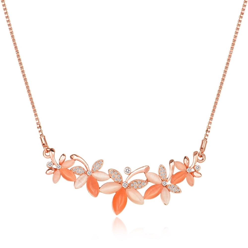 Flora Necklace - Kuberlo - Best Gift for - Imitation Jewellery - Designer Jewellery - one gram gold - fashion jewellery