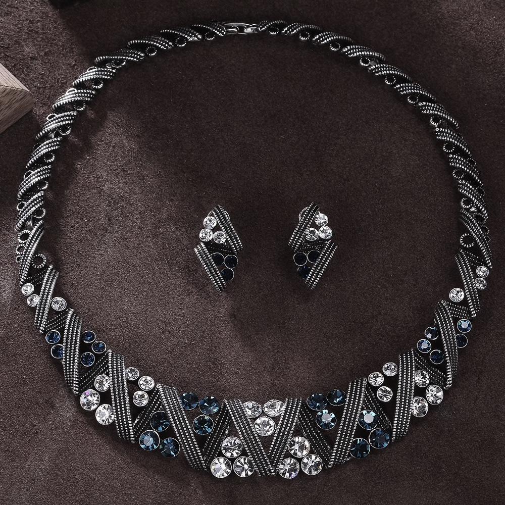 Neela Necklace Set - Kuberlo - Best Gift for - Imitation Jewellery - Designer Jewellery - one gram gold - fashion jewellery