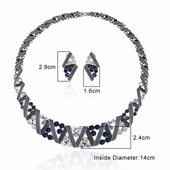 Neela Necklace Set - Kuberlo - Best Gift for - Imitation Jewellery - Designer Jewellery - one gram gold - fashion jewellery