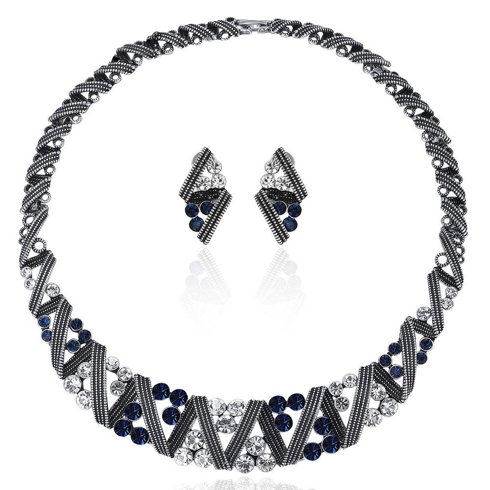 Neela Necklace Set - Kuberlo - Best Gift for - Imitation Jewellery - Designer Jewellery - one gram gold - fashion jewellery