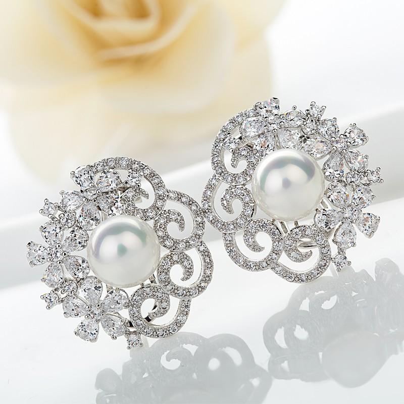 Stella Crystal Stud Earrings - Kuberlo - Best Gift for - Imitation Jewellery - Designer Jewellery - one gram gold - fashion jewellery