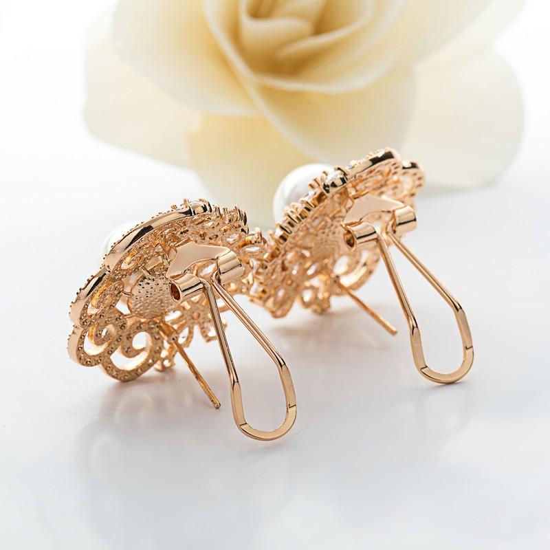 Stella Crystal Stud Earrings - Kuberlo - Best Gift for - Imitation Jewellery - Designer Jewellery - one gram gold - fashion jewellery