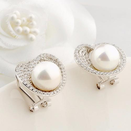Office Pearl Stud Earrings - Kuberlo - Best Gift for - Imitation Jewellery - Designer Jewellery - one gram gold - fashion jewellery