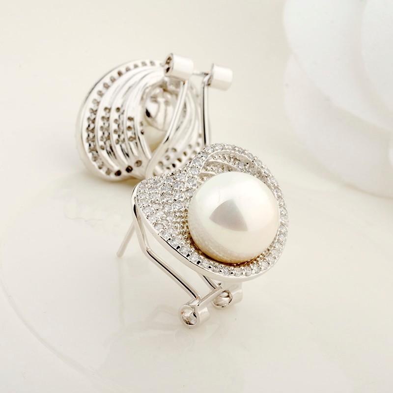 Office Pearl Stud Earrings - Kuberlo - Best Gift for - Imitation Jewellery - Designer Jewellery - one gram gold - fashion jewellery