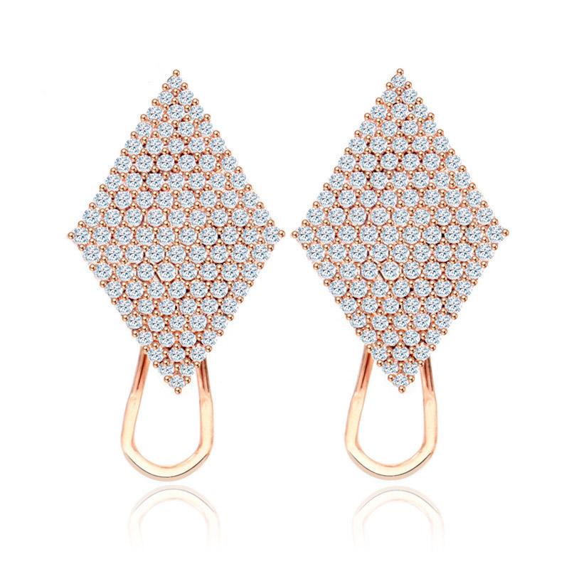 Diamond Cut Earrings - Kuberlo - Best Gift for - Imitation Jewellery - Designer Jewellery - one gram gold - fashion jewellery
