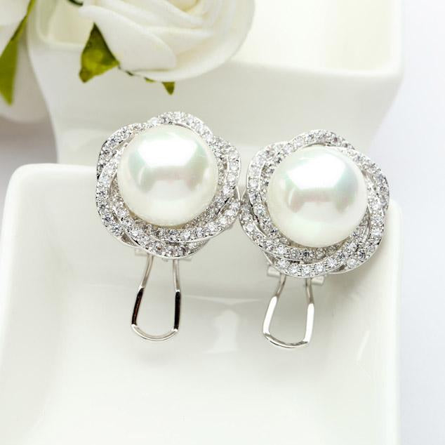 Pearl Stud Earrings - Kuberlo - Best Gift for - Imitation Jewellery - Designer Jewellery - one gram gold - fashion jewellery