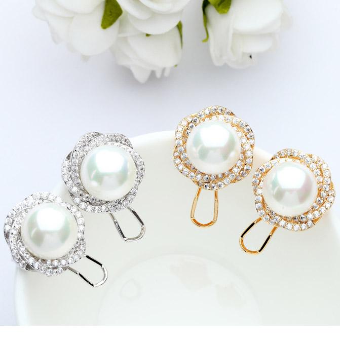 Pearl Stud Earrings - Kuberlo - Best Gift for - Imitation Jewellery - Designer Jewellery - one gram gold - fashion jewellery
