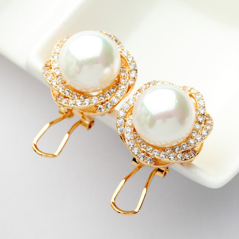 Pearl Stud Earrings - Kuberlo - Best Gift for - Imitation Jewellery - Designer Jewellery - one gram gold - fashion jewellery