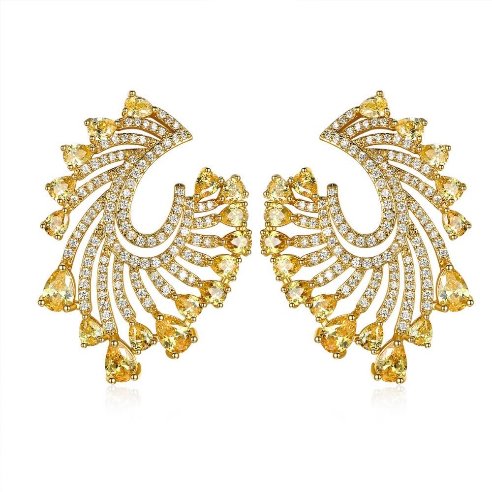 Sun shine Earrings - Kuberlo - Best Gift for - Imitation Jewellery - Designer Jewellery - one gram gold - fashion jewellery