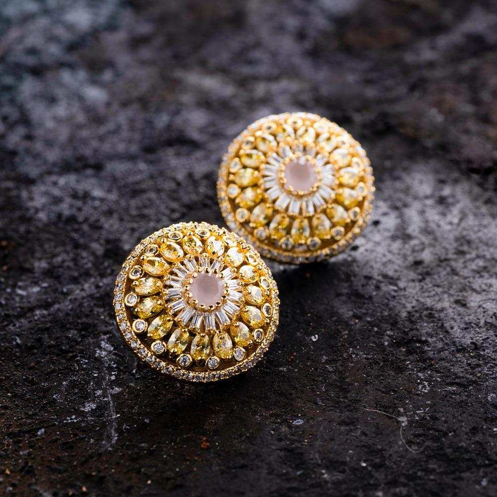 Vihana Studs - Kuberlo - Best Gift for - Imitation Jewellery - Designer Jewellery - one gram gold - fashion jewellery