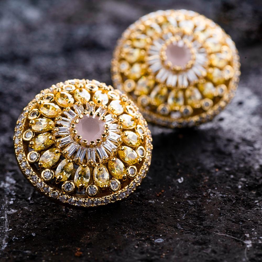 Vihana Studs - Kuberlo - Best Gift for - Imitation Jewellery - Designer Jewellery - one gram gold - fashion jewellery
