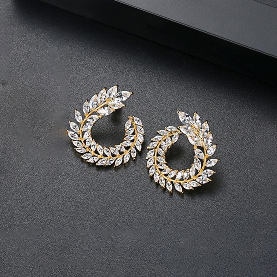 Aelia Earrings - Gold - Kuberlo - Best Gift for - Imitation Jewellery - Designer Jewellery - one gram gold - fashion jewellery