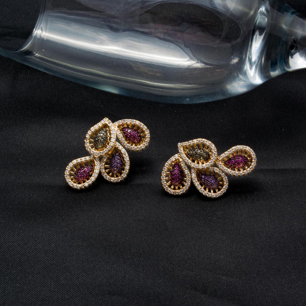 Holi studded Earrings - Kuberlo - Best Gift for - Imitation Jewellery - Designer Jewellery - one gram gold - fashion jewellery