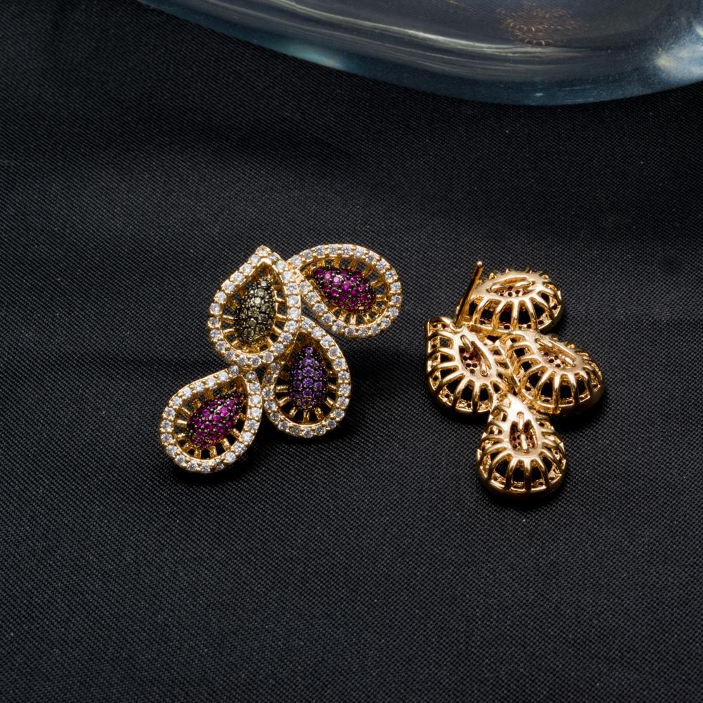 Holi studded Earrings - Kuberlo - Best Gift for - Imitation Jewellery - Designer Jewellery - one gram gold - fashion jewellery