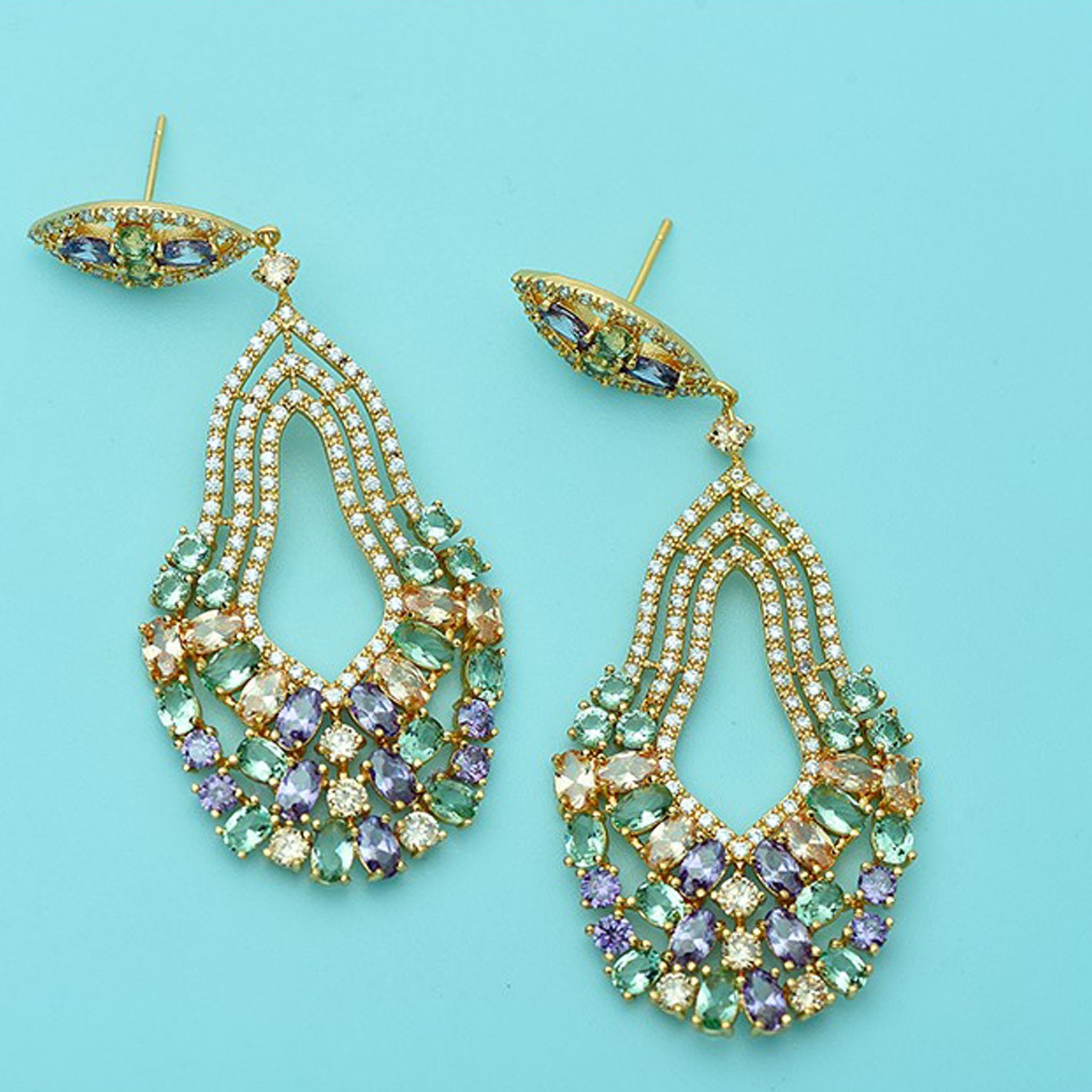 Jetta Dangler Earrings - Kuberlo - Best Gift for - Imitation Jewellery - Designer Jewellery - one gram gold - fashion jewellery