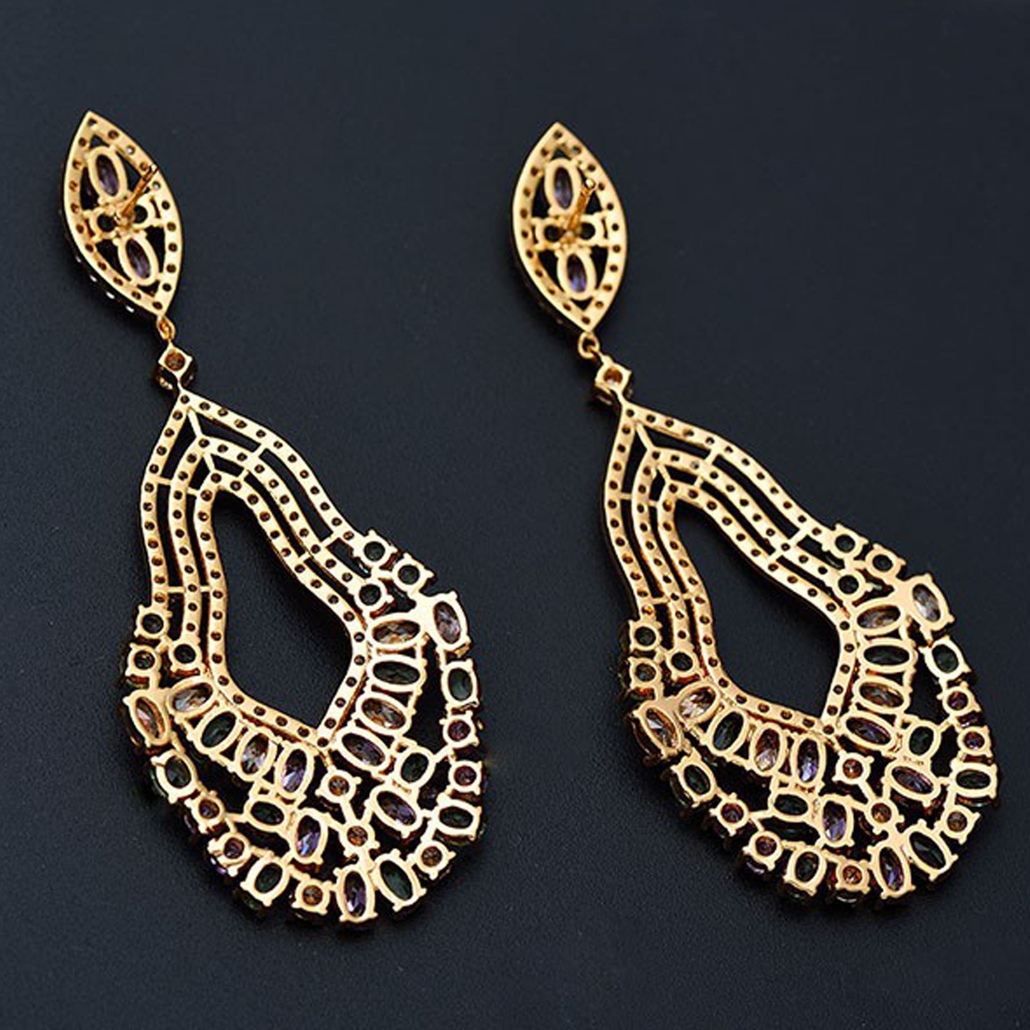 Jetta Dangler Earrings - Kuberlo - Best Gift for - Imitation Jewellery - Designer Jewellery - one gram gold - fashion jewellery