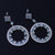 Light Blue Crystal Earrings - Kuberlo - Best Gift for - Imitation Jewellery - Designer Jewellery - one gram gold - fashion jewellery