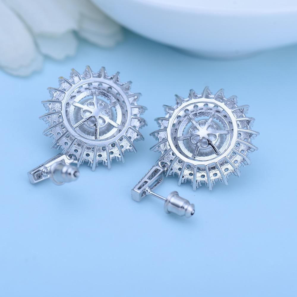 Central Pearl Dangler Earrings - Kuberlo - Best Gift for - Imitation Jewellery - Designer Jewellery - one gram gold - fashion jewellery