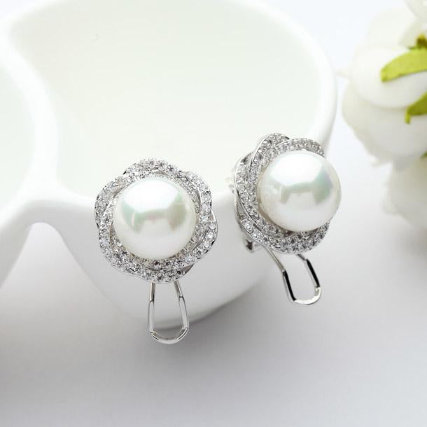 Pearl Stud Earrings - Kuberlo - Best Gift for - Imitation Jewellery - Designer Jewellery - one gram gold - fashion jewellery