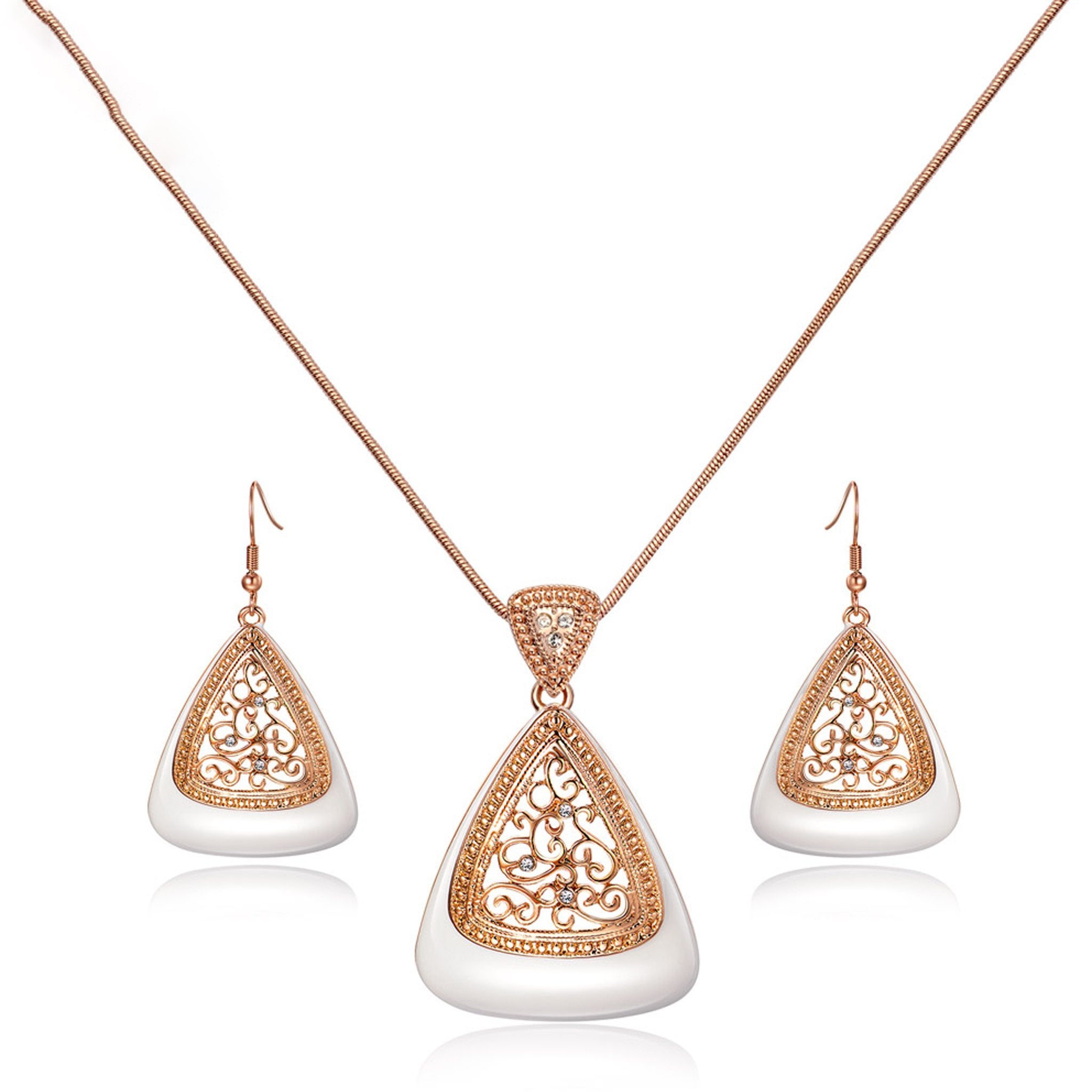 Elegance Pendant Set - Kuberlo - Best Gift for - Imitation Jewellery - Designer Jewellery - one gram gold - fashion jewellery